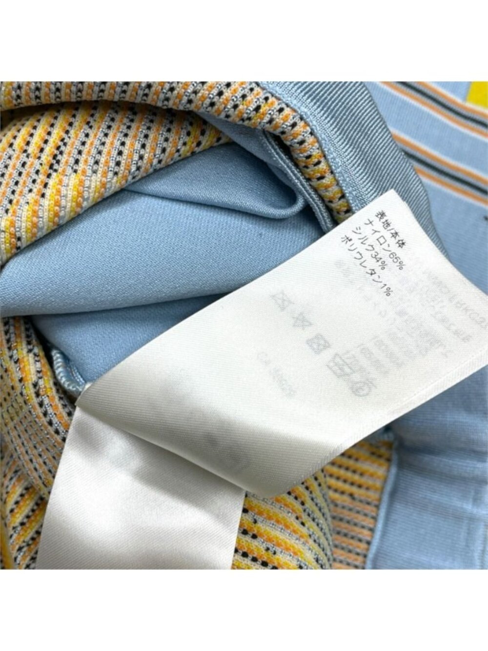 Louis Vuitton Hoodie Hooded Jersey Flower Nylon Silk Light Blue - Picture 10 of 10